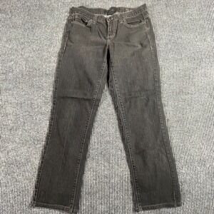 Calvin Klein Jeans Womens 30 Black Denim Cotton Blend Skinny High Rise  31x28